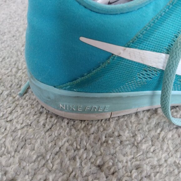 NIKE Free Women's Teal Purple Running Shoes Size 6.5 - Picture 2 of 7